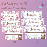 BUNDLE 2: Heavy Flow Bundle - Super + Overnight Pads (2 Sizes) - Organic, Ultra-Thin, Renewable Fibres, Silky Smooth, Protects Body & Skin