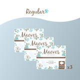 Regular Organic Pads - Ultra-Thin, Renewable Fibres, Silky Smooth, Protects Body & Skin