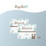 Regular Organic Pads - Ultra-Thin, Renewable Fibres, Silky Smooth, Protects Body & Skin